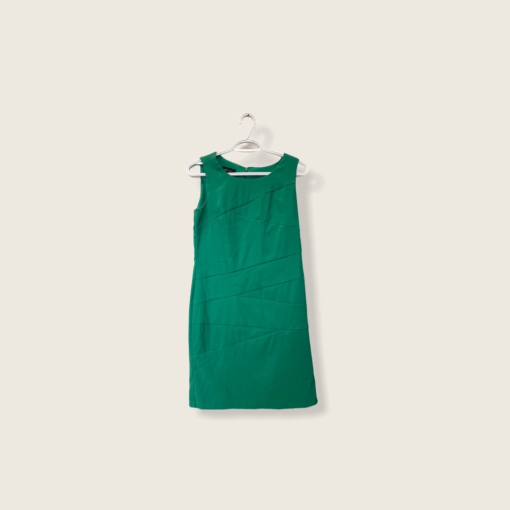 AB studio Green shift dress